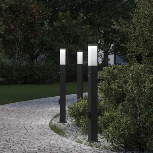 INLIFE Pollerleuchten mit Sensor&Steckdose 3 STK. 80 cm Schwarz IP44,Heim & Garten,Beleuchtung,Lampen,Schwarz,4.35 KG,4006092 INLIFE Pollerleuchten mit Sensor&Steckdose 3 STK. 80 cm Schwarz IP44,Heim & Garten,Beleuchtung,Lampen,Schwarz,4.35 KG,4006092 von INLIFE