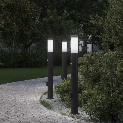 INLIFE Pollerleuchten mit Sensor&Steckdose 3er 80 cm Edelstahl IP44,Heim & Garten,Beleuchtung,Lampen,Schwarz,4.05 KG,4006044 INLIFE Pollerleuchten mit Sensor&Steckdose 3er 80 cm Edelstahl IP44,Heim & Garten,Beleuchtung,Lampen,Schwarz,4.05 KG,4006044 von INLIFE
