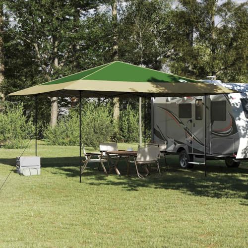 INLIFE Pop-up Pavillon Zelt Grün 400 x 400 cm Stoff,Heim & Garten,Rasen & Garten,Garten & Balkon,Gartenbauten,Pavillons & Partyzelte,Grün,13.1 KG,42007390 von INLIFE
