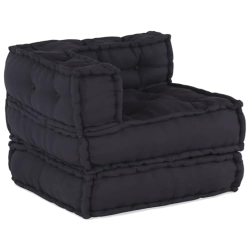 INLIFE Pouf Modular Anthrazit 70x70x54 cm Stoff,Heim & Garten,Dekoration,Sitzpolster,Anthrazit,13.7 KG,4019025 von INLIFE