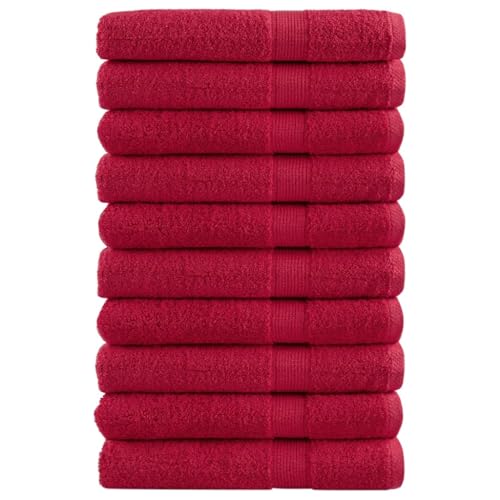 INLIFE Premium-Saunatücher SOLUND 10 STK. Rot 80x200 cm 600 g/m²,Heim & Garten,Haushaltswäsche,Handtücher,Rot,9.78 KG,137412 INLIFE Premium-Saunatücher SOLUND 10 STK. Rot 80x200 cm 600 g/m²,Heim & Garten,Haushaltswäsche,Handtücher,Rot,9.78 KG,137412 von INLIFE
