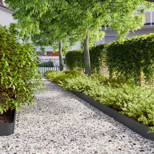 INLIFE Rasenkanten 10 STK. Schwarz 15x103 cm Kaltgewalzter Stahl,Heimwerkerbedarf,Hauseinzäunung,Beeteinfassungen,Silber,7.27 KG,860142 INLIFE Rasenkanten 10 STK. Schwarz 15x103 cm Kaltgewalzter Stahl,Heimwerkerbedarf,Hauseinzäunung,Beeteinfassungen,Silber,7.27 KG,860142 von INLIFE