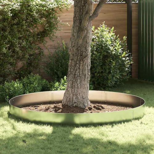 INLIFE Rasenkanten 20 pcs Silber 100 x 25 cm Verzinkter Stahl,Heimwerkerbedarf,Hauseinzäunung,Beeteinfassungen,Silber,28 KG,3368296 von INLIFE