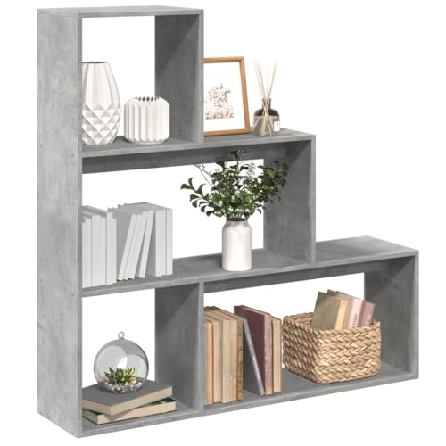 INLIFE Raumteiler-Bücherregal 3 Stufen Betongrau 123x29x123 cm,Möbel,Regalsysteme,Bücherregale & Bücherschränke,Grau,22.7 KG,857988 INLIFE Raumteiler-Bücherregal 3 Stufen Betongrau 123x29x123 cm,Möbel,Regalsysteme,Bücherregale & Bücherschränke,Grau,22.7 KG,857988 von INLIFE