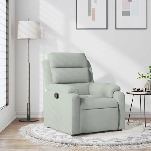 INLIFE Relaxsessel Hellgrau Samt,Möbel,Stühle,Sessel,Grau,20.5 KG,373500 INLIFE Relaxsessel Hellgrau Samt,Möbel,Stühle,Sessel,Grau,20.5 KG,373500 von INLIFE