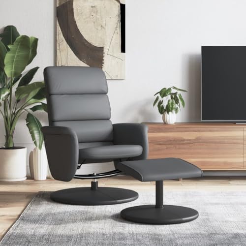 INLIFE Relaxsessel mit Fußhocker Grau Kunstleder,Möbel,Stühle,Sessel,Grey,23.8 KG,356723 INLIFE Relaxsessel mit Fußhocker Grau Kunstleder,Möbel,Stühle,Sessel,Grey,23.8 KG,356723 von INLIFE