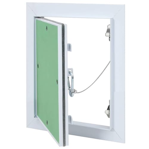 INLIFE Revisionsklappe Weiß 25 x 30 cm Aluminium und Gipskarton,Heimwerkerbedarf,Baumaterialien,Luken,Weiß,1.14 KG,4018452 von INLIFE