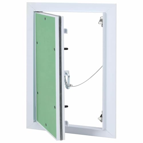 INLIFE Revisionsklappe Weiß 25 x 35 cm Aluminium und Gipskarton,Heimwerkerbedarf,Baumaterialien,Luken,Weiß,1.25 KG,4018453 von INLIFE