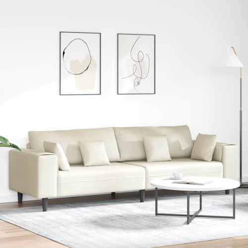 INLIFE Samt Sofa mit Kissen Creme 208 cm Samt,Möbel,Sofas,Creme,40 KG,3335160 INLIFE Samt Sofa mit Kissen Creme 208 cm Samt,Möbel,Sofas,Creme,40 KG,3335160 von INLIFE