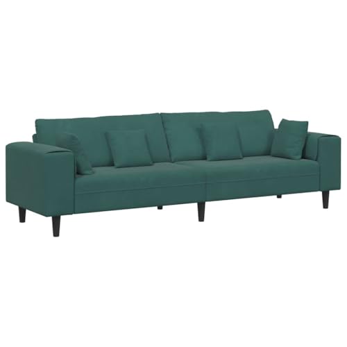 INLIFE Samt Sofa mit Kissen Dunkelgrün 208 cm Samt,Möbel,Sofas,Grün,40 KG,3335155 INLIFE Samt Sofa mit Kissen Dunkelgrün 208 cm Samt,Möbel,Sofas,Grün,40 KG,3335155 von INLIFE