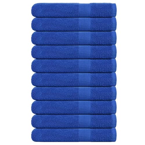 INLIFE Saunatücher 10 STK. Blau 80x200 cm 360 g/m² 100% Baumwolle,Heim & Garten,Haushaltswäsche,Handtücher,Blau,6.72 KG,136721 von INLIFE