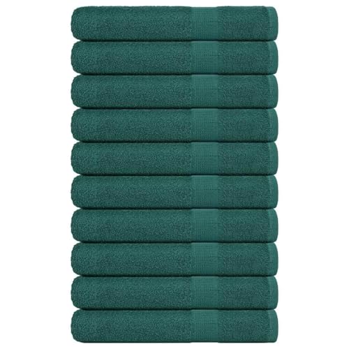 INLIFE Saunatücher 10 STK. Grün 80x200 cm 360 g/m² 100% Baumwolle,Heim & Garten,Haushaltswäsche,Handtücher,Grün,6.72 KG,136865 von INLIFE