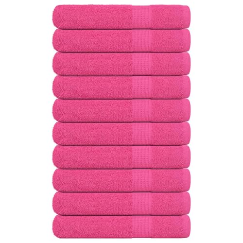 INLIFE Saunatücher 10 STK. Rosa 80x200 cm 360 g/m² 100% Baumwolle,Heim & Garten,Haushaltswäsche,Handtücher,Rosa,6.72 KG,137057 von INLIFE
