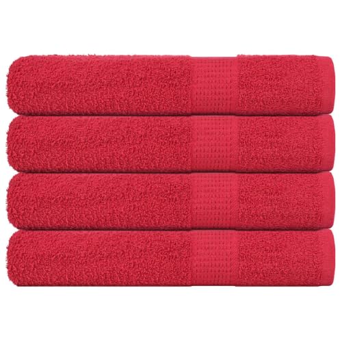 INLIFE Saunatücher 4 STK. Rot 80x200 cm 360 g/m² 100% Baumwolle,Heim & Garten,Haushaltswäsche,Handtücher,Rot,2.57 KG,136936 INLIFE Saunatücher 4 STK. Rot 80x200 cm 360 g/m² 100% Baumwolle,Heim & Garten,Haushaltswäsche,Handtücher,Rot,2.57 KG,136936 von INLIFE