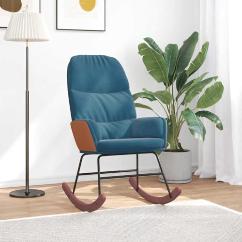 INLIFE Schaukelstuhl Blau Samt,Möbel,Stühle,Schaukelstühle,Blau,10 KG,4102631 INLIFE Schaukelstuhl Blau Samt,Möbel,Stühle,Schaukelstühle,Blau,10 KG,4102631 von INLIFE