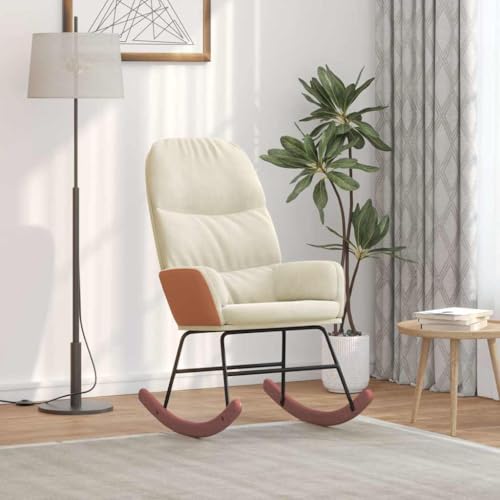 INLIFE Schaukelstuhl Samt Creme,Möbel,Stühle,Schaukelstühle,Creme,10 KG,4102630 INLIFE Schaukelstuhl Samt Creme,Möbel,Stühle,Schaukelstühle,Creme,10 KG,4102630 von INLIFE