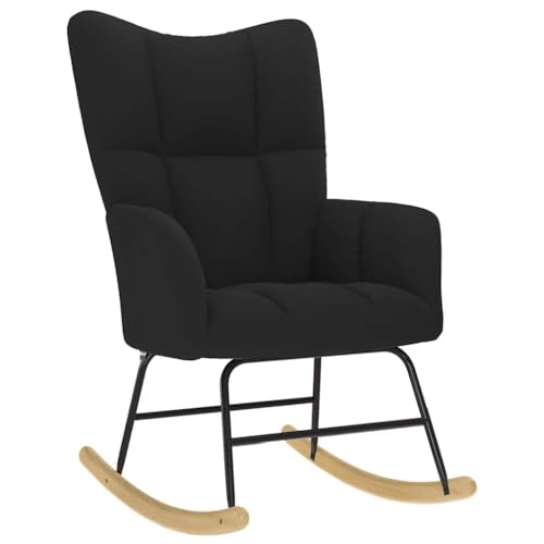 INLIFE Schaukelstuhl Schwarz Stoff,Möbel,Stühle,Schaukelstühle,Schwarz,9.9 KG,4016791 INLIFE Schaukelstuhl Schwarz Stoff,Möbel,Stühle,Schaukelstühle,Schwarz,9.9 KG,4016791 von INLIFE