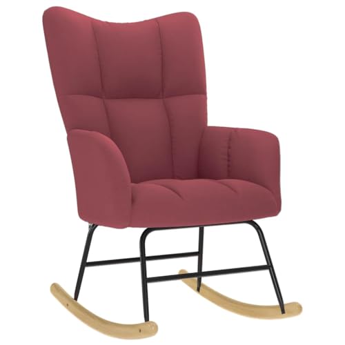 INLIFE Schaukelstuhl Weinrot Stoff,Möbel,Stühle,Schaukelstühle,Rot,9.9 KG,4016792 INLIFE Schaukelstuhl Weinrot Stoff,Möbel,Stühle,Schaukelstühle,Rot,9.9 KG,4016792 von INLIFE