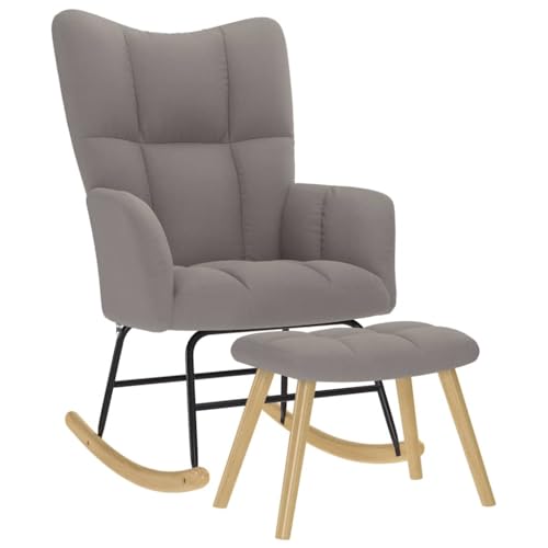 INLIFE Schaukelstuhl mit Fußhocker Taupe Stoff,Möbel,Stühle,Schaukelstühle,Taupe,13 KG,4016806 INLIFE Schaukelstuhl mit Fußhocker Taupe Stoff,Möbel,Stühle,Schaukelstühle,Taupe,13 KG,4016806 von INLIFE