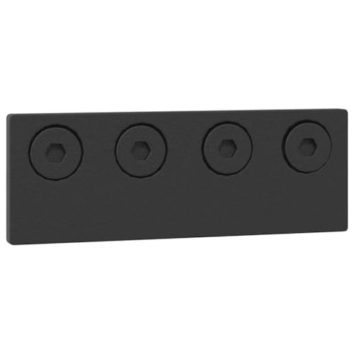 INLIFE Schiebetürbeschlag-Set 400 cm Stahl Schwarz,Heimwerkerbedarf,Baumaterialien,Türbeschläge & -klingeln,19.54 KG,3295796 von INLIFE