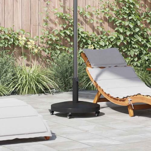 INLIFE Schirmständer für draußen Schwarz 48 x 48 x 32.5 cm,Heim & Garten,Rasen & Garten,Garten & Balkon,Zubehör für Sonnenschirme & Sonnenschutze,Sonnenschirmständer,Schwarz,26.3 KG,42010015 von INLIFE