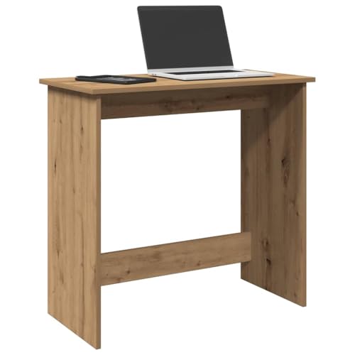 INLIFE Schreibtisch Artisan-Eiche 80x40x75 cm Holzwerkstoff,Möbel,Büromöbel,Schreibtische,Braun,11.2 KG,860462 von INLIFE