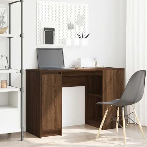 INLIFE Schreibtisch Braun Eichen-Optik 120x42x76 cm Holzwerkstoff,Möbel,Büromöbel,Schreibtische,Braun,27.9 KG,861820 von INLIFE
