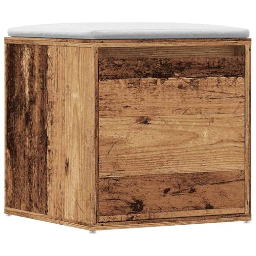INLIFE Schubladenbox Altholz 40,5x40x40 cm Holzwerkstoff,Möbel,Schränke,Kommoden,Braun,12 KG,857039 von INLIFE