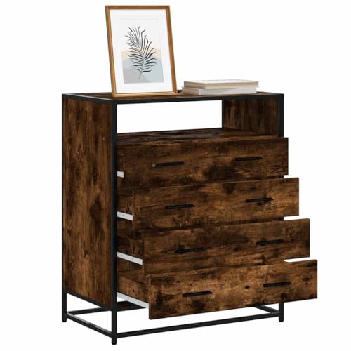 INLIFE Schubladenschrank Räuchereiche 70x41x83,5 cm Holzwerkstoff,Möbel,Schränke,Kommoden,Braun,29 KG,849091 INLIFE Schubladenschrank Räuchereiche 70x41x83,5 cm Holzwerkstoff,Möbel,Schränke,Kommoden,Braun,29 KG,849091 von INLIFE