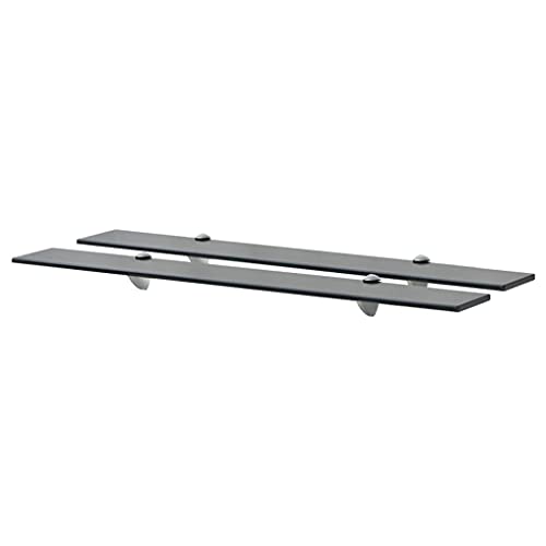 INLIFE Schweberegale 2 STK. Glas 80x20 cm 8 mm,Möbel,Regalsysteme,Wandregale,Schwarz,7.6 KG,3051531 INLIFE Schweberegale 2 STK. Glas 80x20 cm 8 mm,Möbel,Regalsysteme,Wandregale,Schwarz,7.6 KG,3051531 von INLIFE