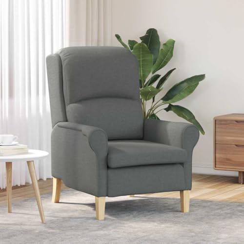 INLIFE Sessel Dunkelgrau 76 x 94 x 102 cm Stoff,Möbel,Stühle,Sessel,Dunkelgrau,19.7 KG,42009841 von INLIFE