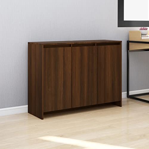 INLIFE Sideboard Eichen-Optik Braun 102x33x75 cm Holzwerkstoff,Braun,30.6KG,813016 INLIFE Sideboard Eichen-Optik Braun 102x33x75 cm Holzwerkstoff,Braun,30.6KG,813016 von INLIFE