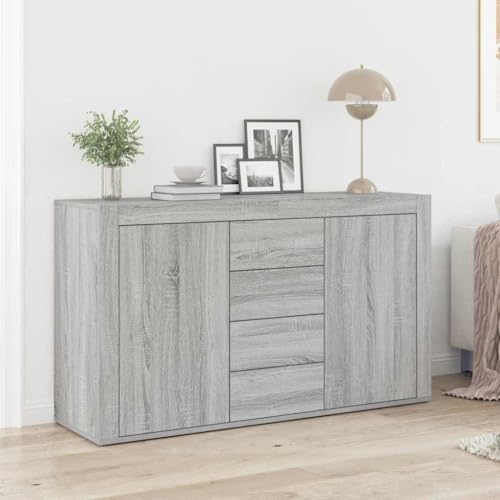 INLIFE Sideboard Grau Sonoma 120 x 36 x 69 cm Holzwerkstoff,Möbel,Schränke,Sideboards,Grau,40.3 KG,3333861 INLIFE Sideboard Grau Sonoma 120 x 36 x 69 cm Holzwerkstoff,Möbel,Schränke,Sideboards,Grau,40.3 KG,3333861 von INLIFE