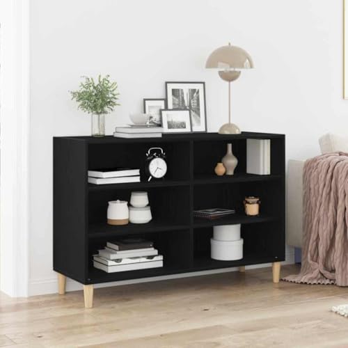 INLIFE Sideboard Schwarze Eiche 103,5 x 35 x 70 cm Holzwerkstoff,Möbel,Schränke,Aufbewahrungsschränke & Schließfächer,Schwarz,24.1 KG,862590 von INLIFE