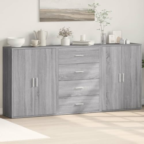 INLIFE Sideboards 3 STK. Grau Sonoma 60x31x84 cm Holzwerkstoff,Möbel,Schränke,Sideboards,Grau,71 KG,3276579 INLIFE Sideboards 3 STK. Grau Sonoma 60x31x84 cm Holzwerkstoff,Möbel,Schränke,Sideboards,Grau,71 KG,3276579 von INLIFE