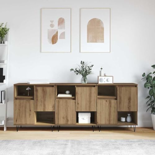 INLIFE Sideboards 3 pcs Eiche handwerklich 180 x 35 x 70 cm,Möbel,Schränke,Sideboards,Beige,53.94 KG,3394564 INLIFE Sideboards 3 pcs Eiche handwerklich 180 x 35 x 70 cm,Möbel,Schränke,Sideboards,Beige,53.94 KG,3394564 von INLIFE