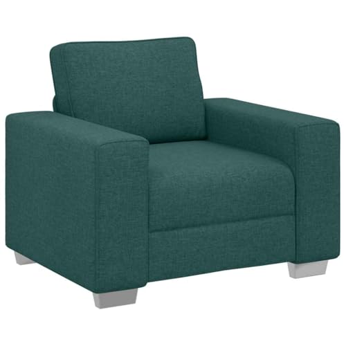 INLIFE Sofa mit Kissen Dunkelgrün 100 x 77 x 82 cm Stoff,Möbel,Sofas,Grün,16.8 KG,4105212 von INLIFE
