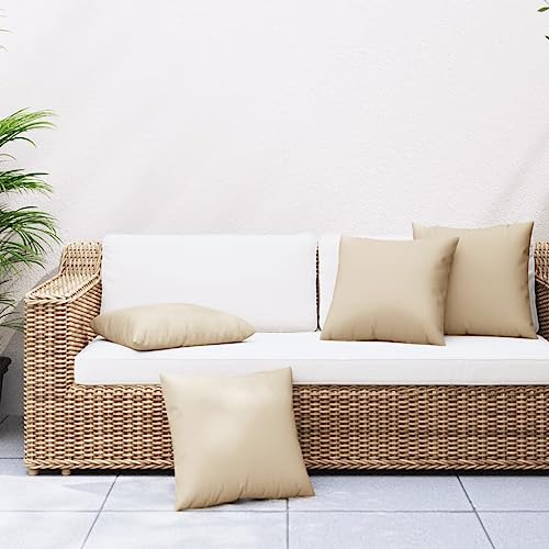 INLIFE Sofakissen 4 STK. Beige 40x40 cm Stoff,Heim & Garten,Dekoration,Sitzpolster,Beige,1.6 KG,360362 INLIFE Sofakissen 4 STK. Beige 40x40 cm Stoff,Heim & Garten,Dekoration,Sitzpolster,Beige,1.6 KG,360362 von INLIFE