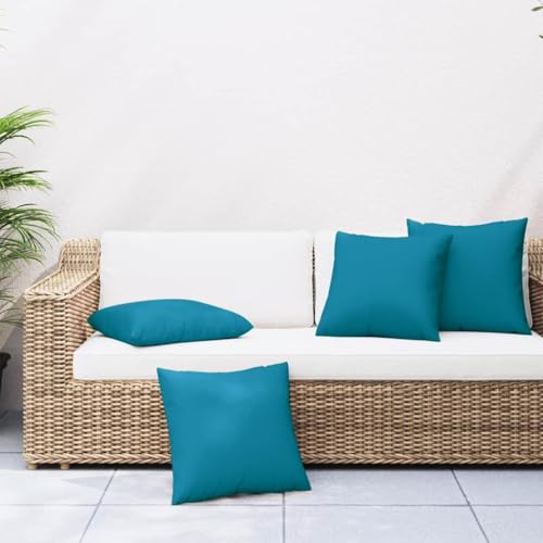 INLIFE Sofakissen 4 STK. Blau 40x40 cm Stoff,Heim & Garten,Dekoration,Sitzpolster,Blau,1.9 KG,377744 INLIFE Sofakissen 4 STK. Blau 40x40 cm Stoff,Heim & Garten,Dekoration,Sitzpolster,Blau,1.9 KG,377744 von INLIFE