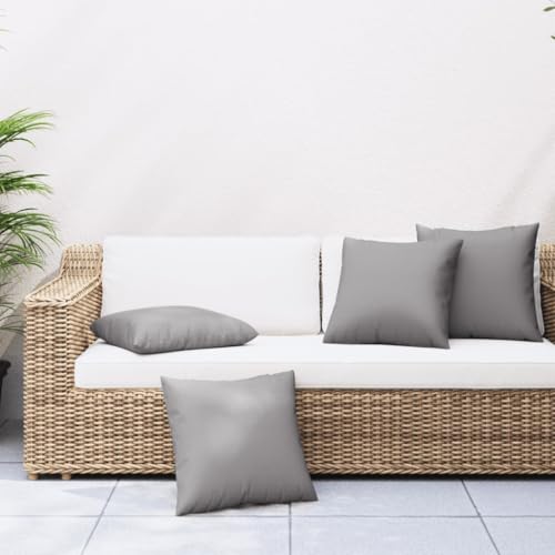 INLIFE Sofakissen 4 STK. Grau 60x60 cm Stoff,Heim & Garten,Dekoration,Sitzpolster,Grau,4.75 KG,360404 INLIFE Sofakissen 4 STK. Grau 60x60 cm Stoff,Heim & Garten,Dekoration,Sitzpolster,Grau,4.75 KG,360404 von INLIFE