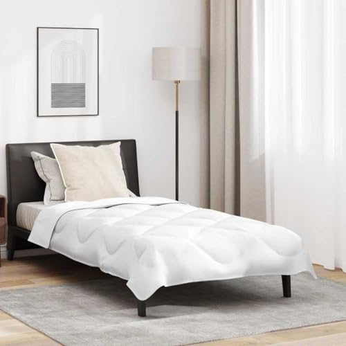 INLIFE Sommer Bettdecke mit Kissen 2 pcs Weiß 135 x 200 cm Mikrofaser,Heim & Garten,Haushaltswäsche,Bettwäsche,Bettdecken,Weiß,3.31 KG,3376458 von INLIFE