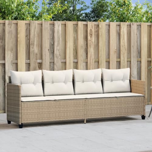 INLIFE Sonnenliege mit Kissen Beige Poly Rattan,Möbel,Gartenmöbel,Gartensitzmöbel,Sonnenliegen,Beige,19 KG,368330 INLIFE Sonnenliege mit Kissen Beige Poly Rattan,Möbel,Gartenmöbel,Gartensitzmöbel,Sonnenliegen,Beige,19 KG,368330 von INLIFE
