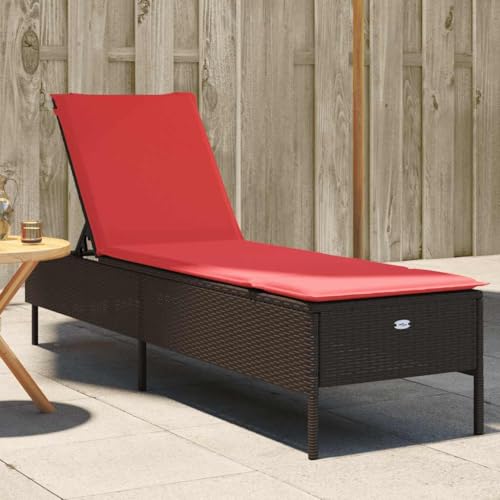 INLIFE Sonnenliege mit Kissen Braun Poly Rattan,Möbel,Gartenmöbel,Gartensitzmöbel,Sonnenliegen,Braun,15 KG,4002726 INLIFE Sonnenliege mit Kissen Braun Poly Rattan,Möbel,Gartenmöbel,Gartensitzmöbel,Sonnenliegen,Braun,15 KG,4002726 von INLIFE