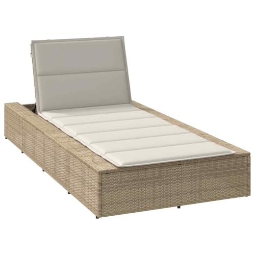 INLIFE Sonnenliege mit schwebender Auflage Beige Poly Rattan,Möbel,Gartenmöbel,Gartensitzmöbel,Sonnenliegen,Beige,22.8 KG,4104206 INLIFE Sonnenliege mit schwebender Auflage Beige Poly Rattan,Möbel,Gartenmöbel,Gartensitzmöbel,Sonnenliegen,Beige,22.8 KG,4104206 von INLIFE