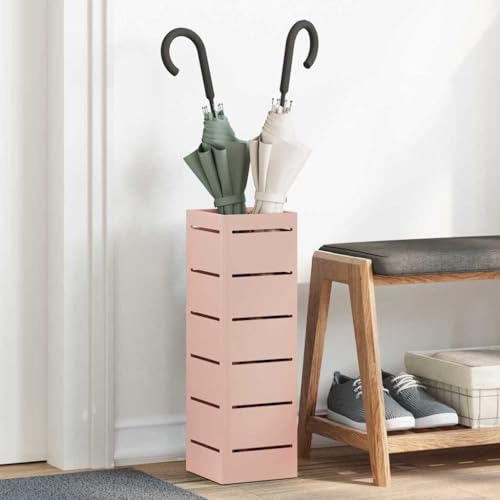 INLIFE Sonnenschirmhalter Rosa 15,5 x 15,5 x 49 cm Stahl,Heim & Garten,Haushaltsbedarf,Aufbewahrung & Ordnungssysteme,Aufbewahrungshaken & Regale,Schirmständer,Rosa,2.55 KG,868513 von INLIFE