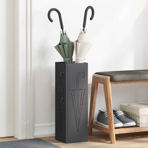 INLIFE Sonnenschirmhalter Schwarz 15,5 x 15,5 x 49 cm Metall,Heim & Garten,Haushaltsbedarf,Aufbewahrung & Ordnungssysteme,Aufbewahrungshaken & Regale,Schirmständer,Schwarz,2.6 KG,868488 von INLIFE