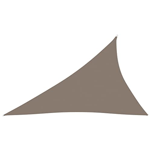 INLIFE Sonnensegel Oxford-Gewebe Dreieckig 4x5x6,4 m Taupe INLIFE Sonnensegel Oxford-Gewebe Dreieckig 4x5x6,4 m Taupe von INLIFE