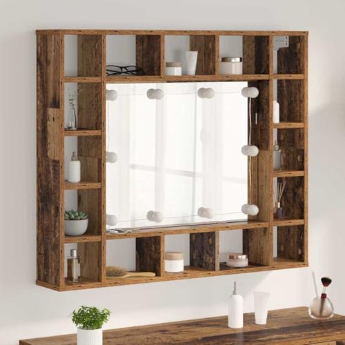 INLIFE Spiegelschrank Altholz 91 x 15 x 76.5 cm Holzwerkstoff,Möbel,Schränke,Spiegel- & Waschbeckenunterschränke,Badezimmerwaschtische,Braun,20.63 KG,879456 INLIFE Spiegelschrank Altholz 91 x 15 x 76.5 cm Holzwerkstoff,Möbel,Schränke,Spiegel- & Waschbeckenunterschränke,Badezimmerwaschtische,Braun,20.63 KG,879456 von INLIFE