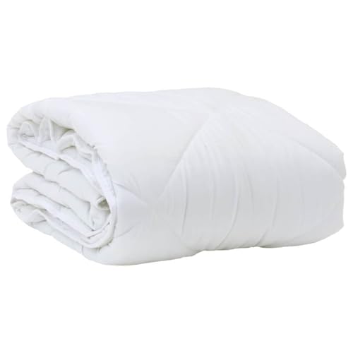 INLIFE Steppbett mit Kissen 2 pcs Weiß 135 x 200 cm Mikrofaser,Heim & Garten,Haushaltswäsche,Bettwäsche,Bettdecken,Weiß,2.45 KG,3376411 von INLIFE