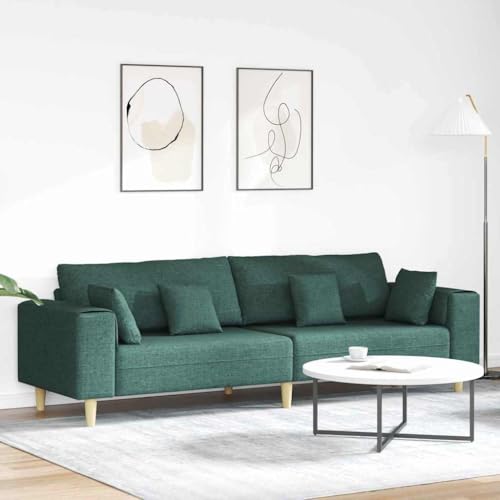 INLIFE Stoffsofa mit Kissen Dunkelgrün 208 cm Stoff,Möbel,Sofas,Grün,40 KG,3335147 INLIFE Stoffsofa mit Kissen Dunkelgrün 208 cm Stoff,Möbel,Sofas,Grün,40 KG,3335147 von INLIFE